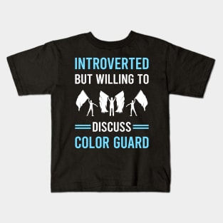 Introverted Color Guard Colorguard Kids T-Shirt